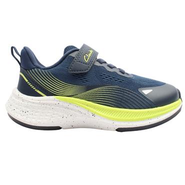 CLARKS LUMENHEROK SHOE - NAVY G